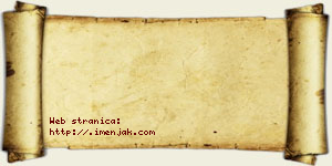 Rumena Roglić vizit kartica